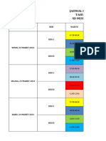 Jadwal Pengawas Try Out