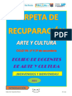 Carpeta de Recuperación 1º y 2º - Ciclo Vi-Arte y Cultura