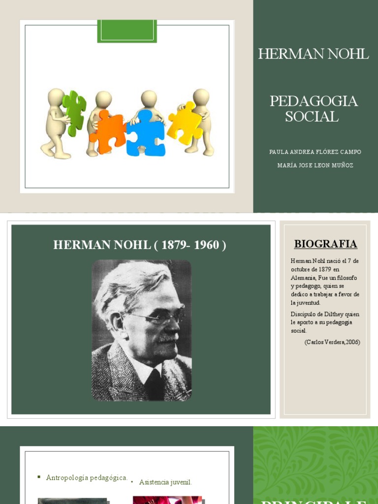 Herman Nohl y su pedagogía social | PDF | Ciencia y matemáticas