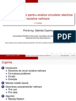 Curs Facultativ 2 Algoritmi Rezistiv Nelin