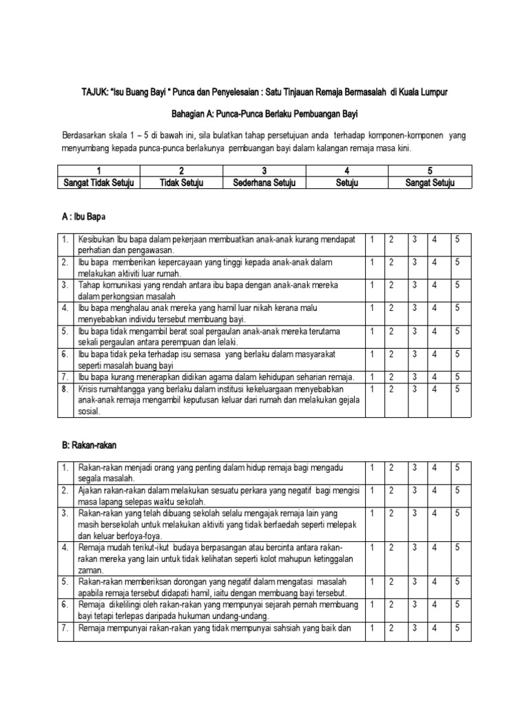 Soalan Kaji Selidik Keberkesanan Program - Kuora c