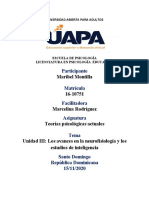 Tarea 3 de Teorias Psicologicas Actuales