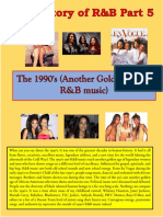 The History of R&B Part 5: The 1990's (Another Golden Age of R&B Music)