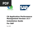 CA Application Performance Management Installation Guide For Sap