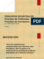 PRINCIPIO DE PUBLICIDAD Y INSCRIPCION, Legitimacion y Fe Publica Registral