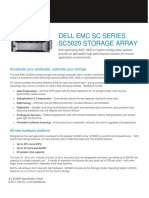 SC5020 Spec Sheet DellEMC