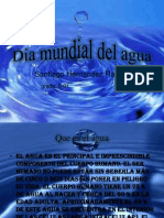 Dia Mundial Del Agua Santiago Hernandez Ramirez 8-01