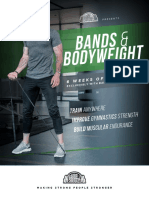 Bands & Bodyweight: Train Anywhere Improve Gymnasti Build Muscular Endu