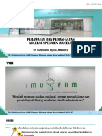 Materi dr. Rahmadini Djalal MBiomed - Perawatan & Pemanfaatan Spesimen iMUSEUM