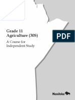 Grade 11 Agriculture (30S) : A Course For Independent Study