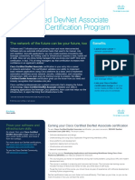 Cisco Certified Devnet Associate Training and Certification Program