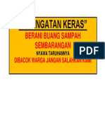 Peringatan Keras