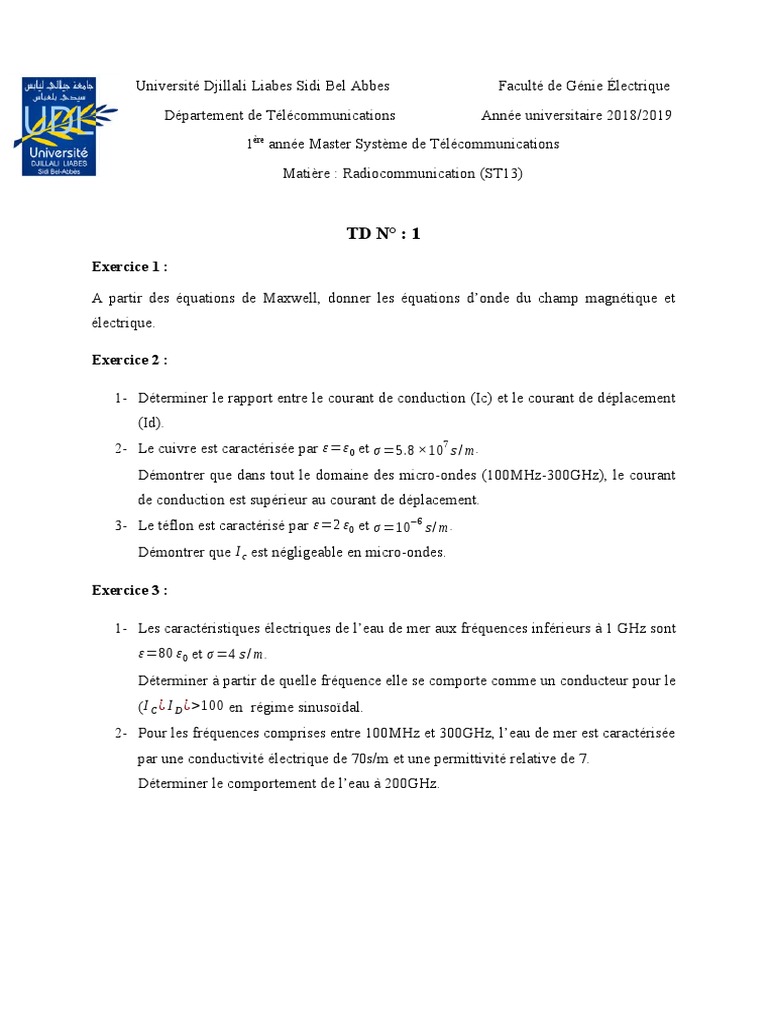 TD 1 | PDF