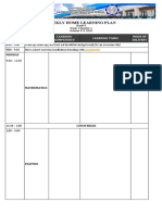 Weekly Home Learning Plan: Day & Time Learning Area Learning Competency Learning Tasks Mode of Delivery