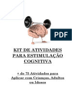 Kit de Atividades Para Estimulação Cognitiva 26.06.17