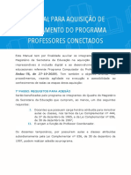 MANUAL PARA AQUISIÇÃO DE EQUIPAMENTO DO PROGRAMA PROFESSORES CONECTADOS.v2