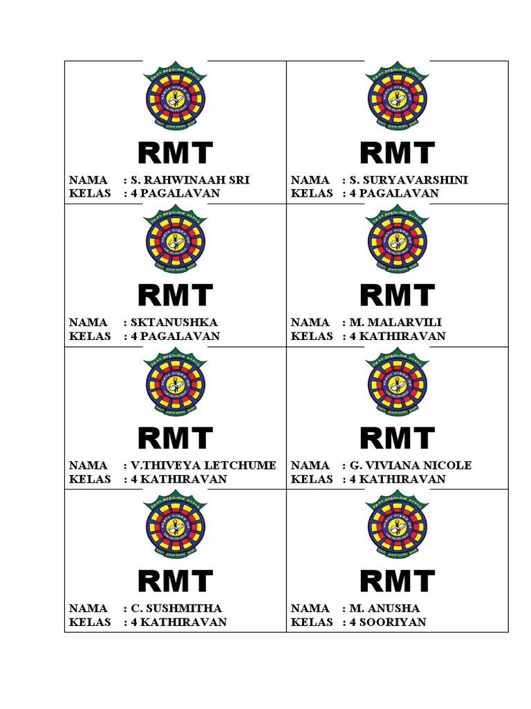 RMT Tag | PDF