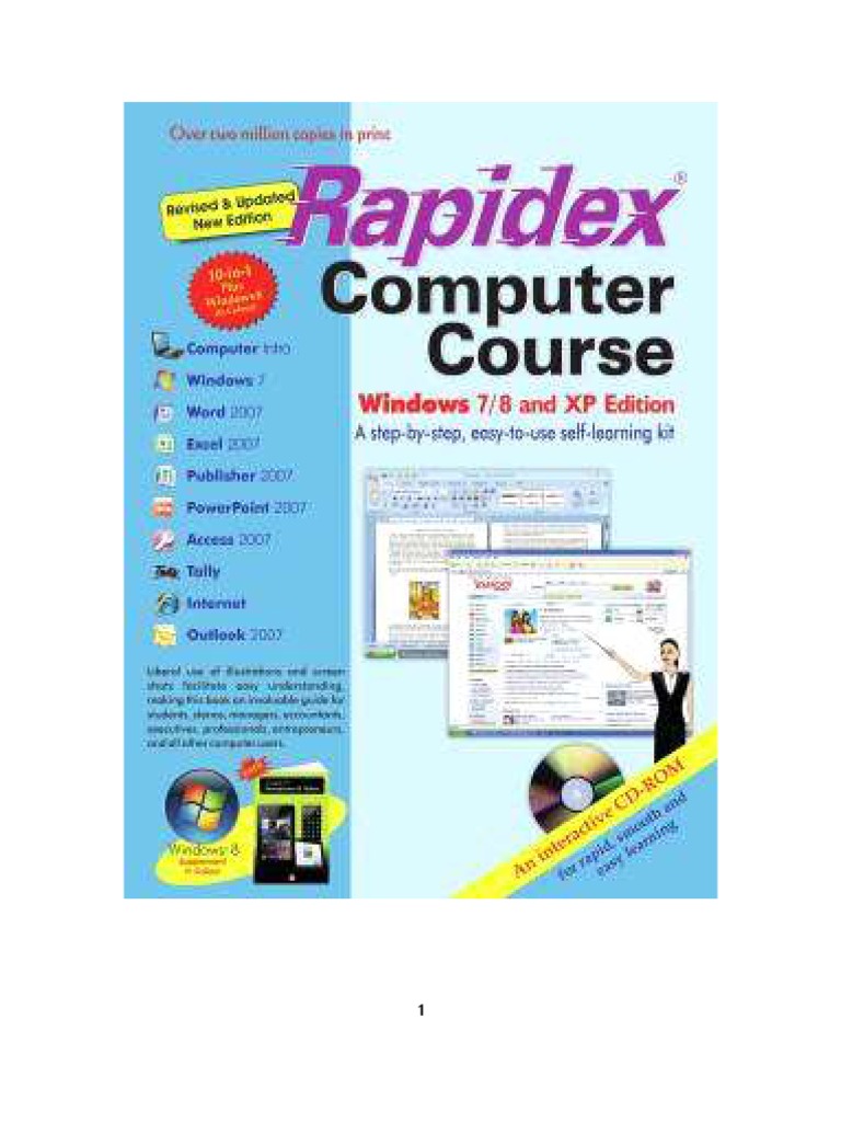 Rapidex Computer Course PDF PDF Microsoft Office Microsoft Windows