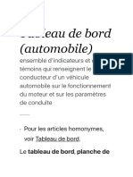 Tableau de bord (automobile) — Wikipédia