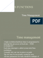 Rtos Functions: Time Management