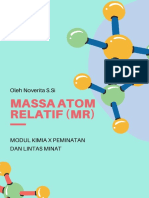 Masa Atom Relatif (AR) dan Molekul Relatif (MR