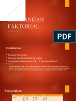 RANCANGAN FAKTORIAL