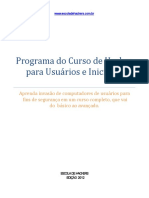 Programa Do Curso de Hacker para Usuarios e Iniciantes