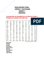 Talle Evaluación Final Español 3