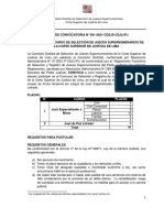 Bases Concurso Corte Superior de Justicia de Lima Jueces Supernumerarios