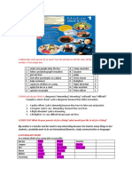 1 What Does Each Person Do at Work? Use The Phrases To Tell The Class - Write The Corresponding Number in The Empty Box