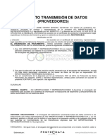 Contrato para Terceras Empresas (Proveedores) - Editable