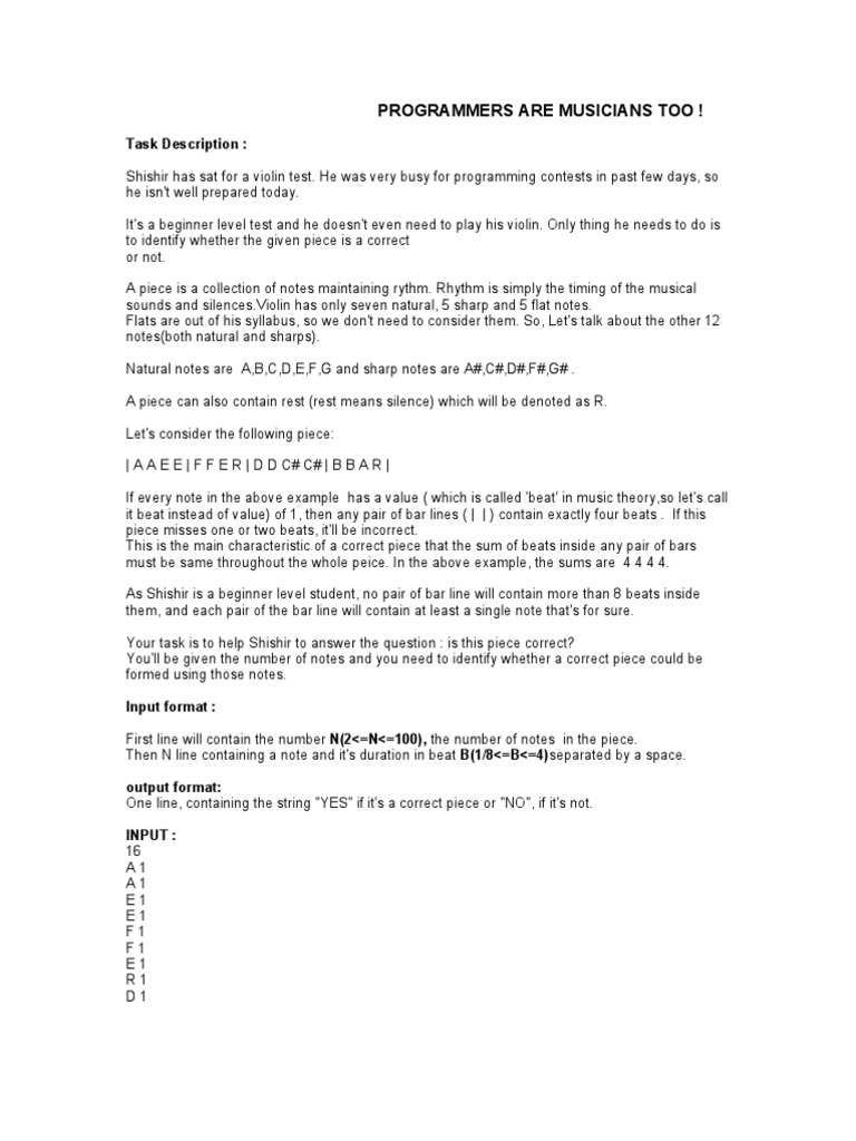 Contest Question | PDF | Teaching Methods & Materials | Art