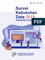 Analisis Hasil Survei Kebutuhan Data Kabupaten Sukabumi 2019