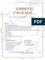 Wedding Package: Gino Feruci Hotel Bonti + Classic