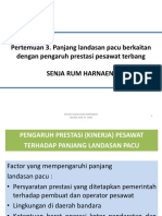 Panjang Landasan Pacu Berkaitan Dengan Pengaruh Prestasi Pesawat Terbang