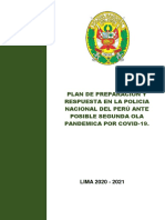 Plan de Preparacion y Respuesta PNP