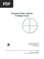 Function Point Training Booklet New