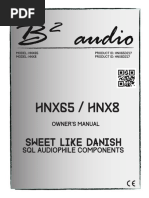 Hnx65 / Hnx8: Owner'S Manual