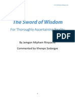 The Sword of Wisdom by Mipham Rinpoche With a Commentary by Khenpo Sodargye