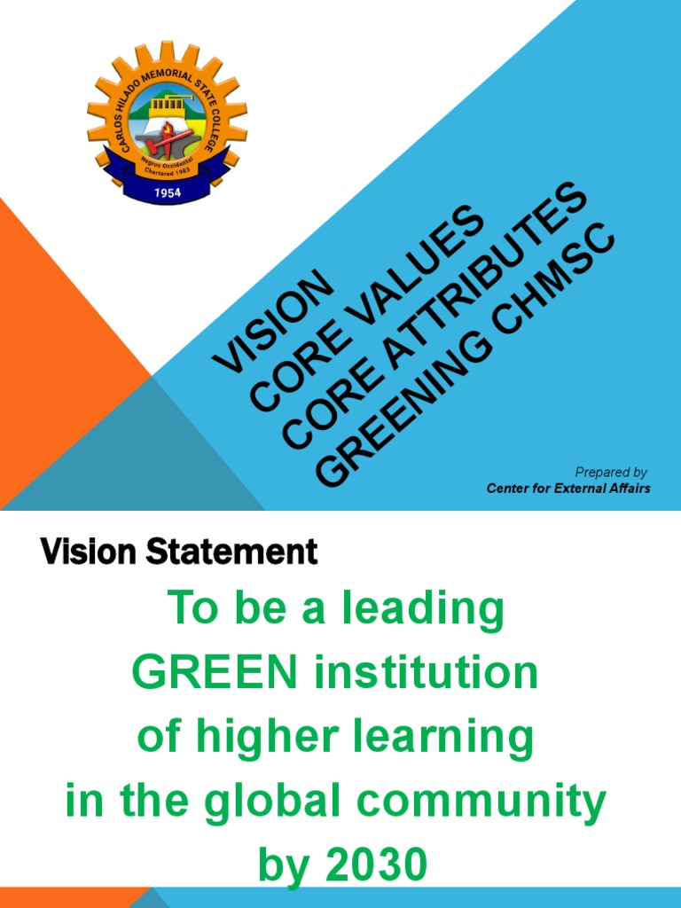 UE S A TT RI BU TE S C HM SC: Center For External Affairs | PDF ...