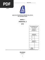 Physics Trial STPM Kelantan MODUL 1 PENGGAL 2 2016