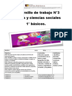 Cuadernillo de Trabajo N°3 Historia y Ciencias Sociales 1° Básicos