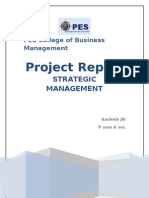 Project Report: Strategic Management