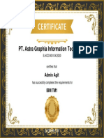 E Certificate