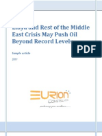 Eurion - Libya and Oil Prices