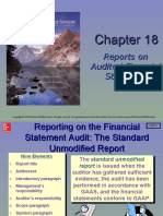 Reports On Audited Financial Statements