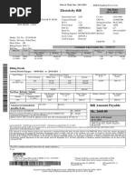 TSSPDCL Bill Sample Format 1 | PDF