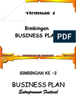 Pertemuan 4: Bimbingan Business Plan