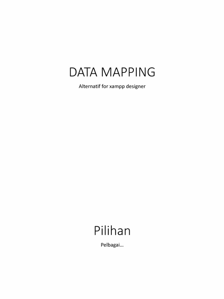 Data Mapping | PDF
