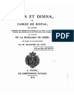 Calila Et Dimna, Ou Fables de Bidpai, en Arabe